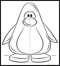 How to Draw Bambadee from Club Penguin