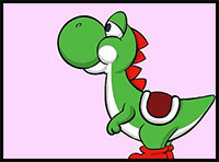How to Draw Yoshi from Mario