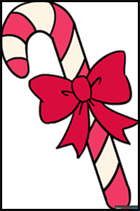 How to Draw a Candy Cane