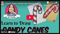 How to Draw a Candy Cane Step by Step with Pictures