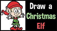 How to Draw an Elf for Christmas Easy Step by Step Drawing Lesson for Kids