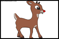How to Draw Rudolph