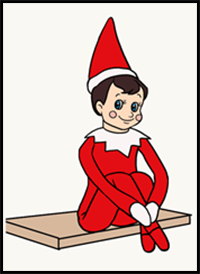 How to Draw the Elf on the Shelf