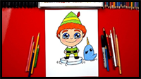 How to Draw Buddy the Elf and Mr. Narwhal