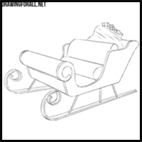 How to Draw Santa’s Sleigh