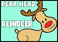 Pear Headed Reindeer