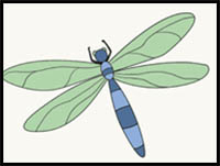 How to Draw a Dragonfly – Really Easy Drawing Tutorial