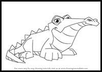 How to Draw Crocodile from Animal Jam