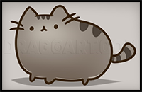 How to Draw Pusheen, the Facebook Cat