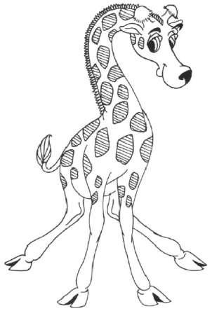 How to draw Cute Cartoon Style giraffes