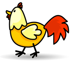 How to Draw a Simple and Stylish Cartoon Chicken