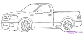 How


To Draw Ford Lighting Pick up Trucks