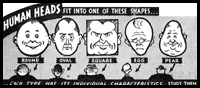 Proportions and Shapes of Comic Human Faces / Heads – Cartooning Lesson 