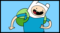 How to Draw Finn, The Human Boy Step by Step Drawing Tutorial
