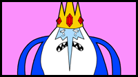How to Draw The Ice King Step by Step Lesson