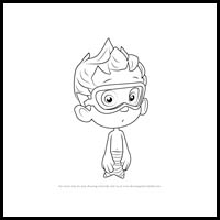 How to Draw Nonny from Bubble Guppies