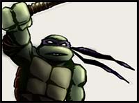 How to Draw Donatello from Teenage Mutant Ninja Turtles