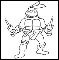How to Draw The Ninja Turtles