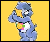 how to draw care bears