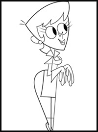 How to Draw Mom from Dexter's Laboratory