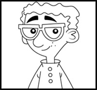 How to Draw Carl the Intern from Phineas and Ferb