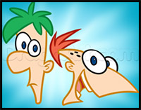 How to Draw Phineas and Ferb Easy