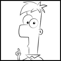 How to Draw Ferb Fletcher from Phineas and Ferb