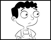 How to Draw Baljeet Tjinder from Phineas and Ferb