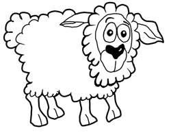 How to Draw Cartoon Sheep / Lambs / Farm Animals Step by Step Drawing Tutorial 