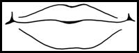 Drawing Mouths & Lips : How to Draw Mouths Step by Step Lesson 