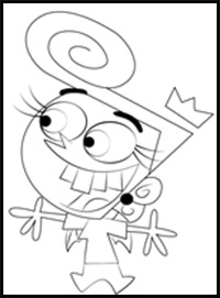 How to Draw Anti-Wanda from The Fairly OddParents