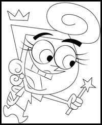 How to Draw Wanda from The Fairly OddParents