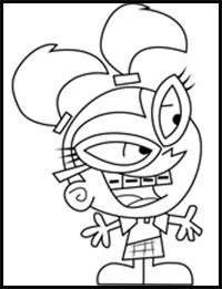 How to Draw Tootie from The Fairly OddParents