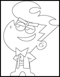 How to Draw Remy Buxaplenty from The Fairly OddParents