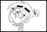 How to Draw Anti-Cosmo from The Fairly OddParents