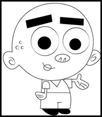 How to Draw A.J. from The Fairly OddParents