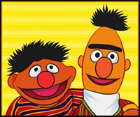 How to Draw Bert and Ernie