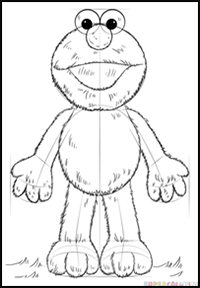 How to Draw Elmo