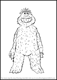 How to Draw Murray Monster from Sesame Street
