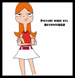 How to draw Candace : Phineas and Ferb Step by Step Drawing Lessons