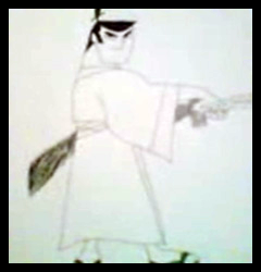 How to Draw Samurai Jack : Samurai Jack Step by Step Drawing Lessons