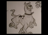 How to draw Scooby Doo : Scooby Doo Step by Step Drawing Lessons