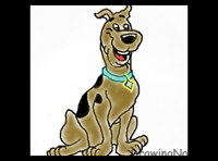 How to draw Scooby Doo : Scooby Doo Step by Step Drawing Lessons