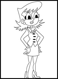 How to Draw Lila Test from Johnny Test