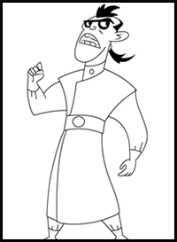 How to Draw Dr. Drakken from Kim Possible