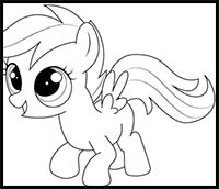how to draw scootaloo from my little pony: friendship is magic