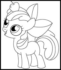 how to draw apple bloom from my little pony: friendship is magic