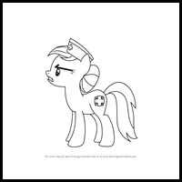 how to draw nurse redheart from my little pony - friendhsip is magic