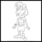 How to Draw Taffy from Rugrats