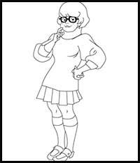 How to Draw Velma from Scooby-Doo